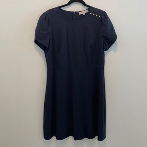 Loft pinstripe shift dress
